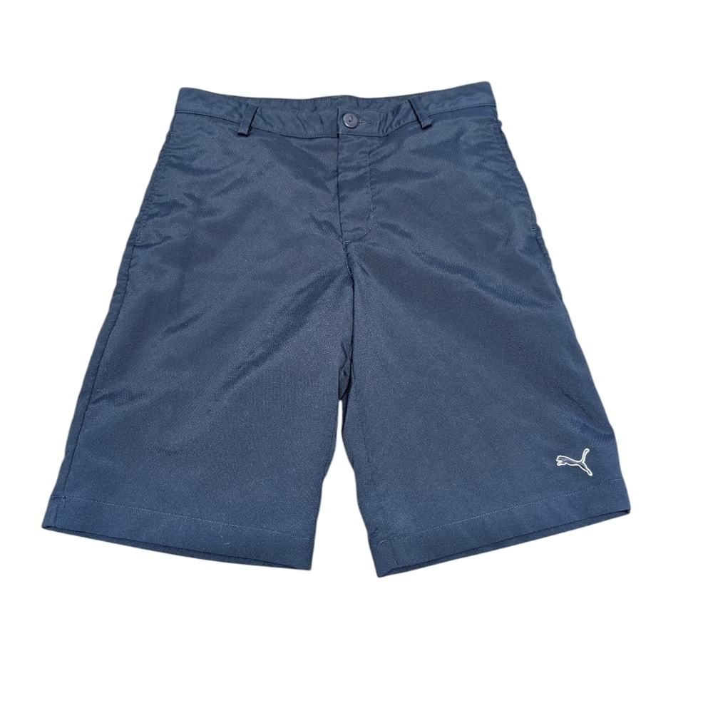 Puma Boys Juniors Navy Blue Golf Shorts Large
